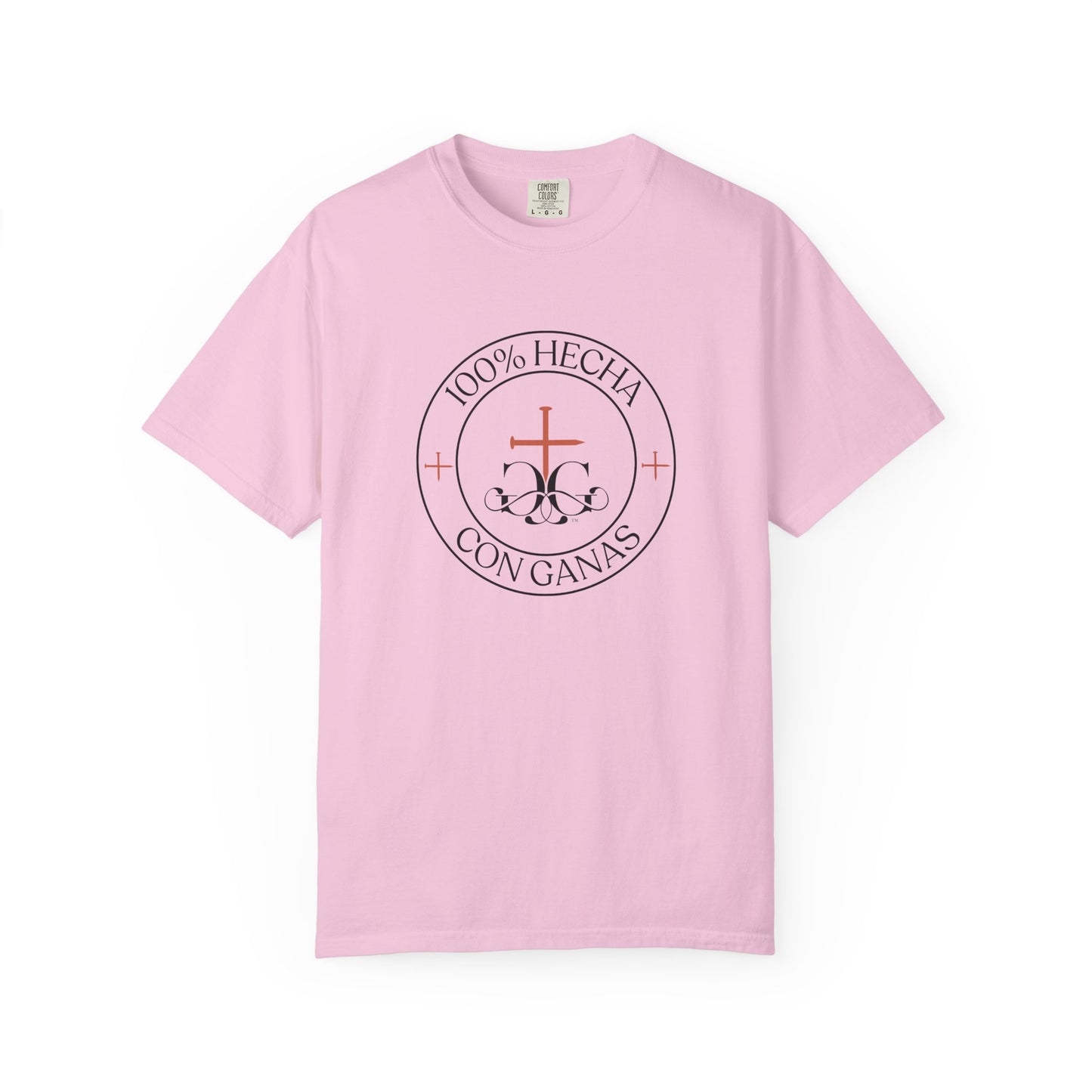 100% Hecha con Ganas – Three Crosses Edition Tee